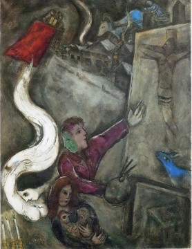 El alma de la ciudad contemporánea Marc Chagall Pinturas al óleo